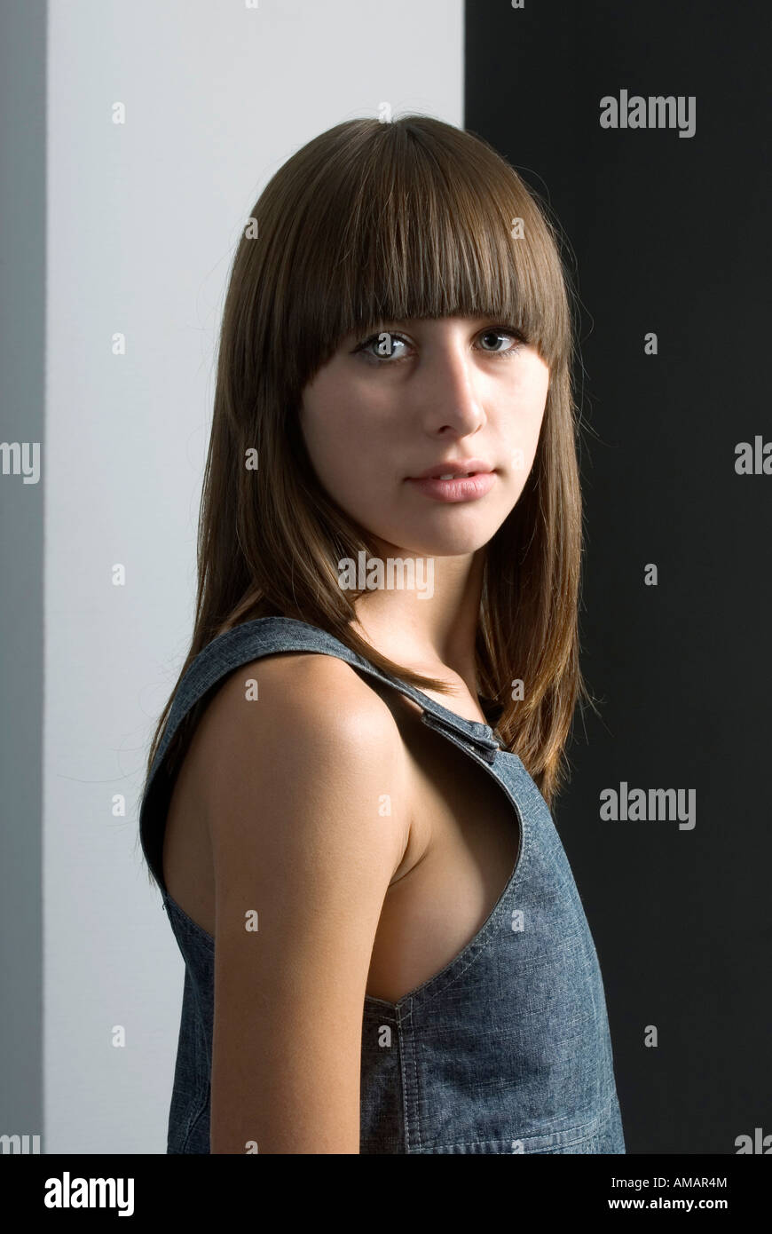 Portrait of a young woman Stock Photo