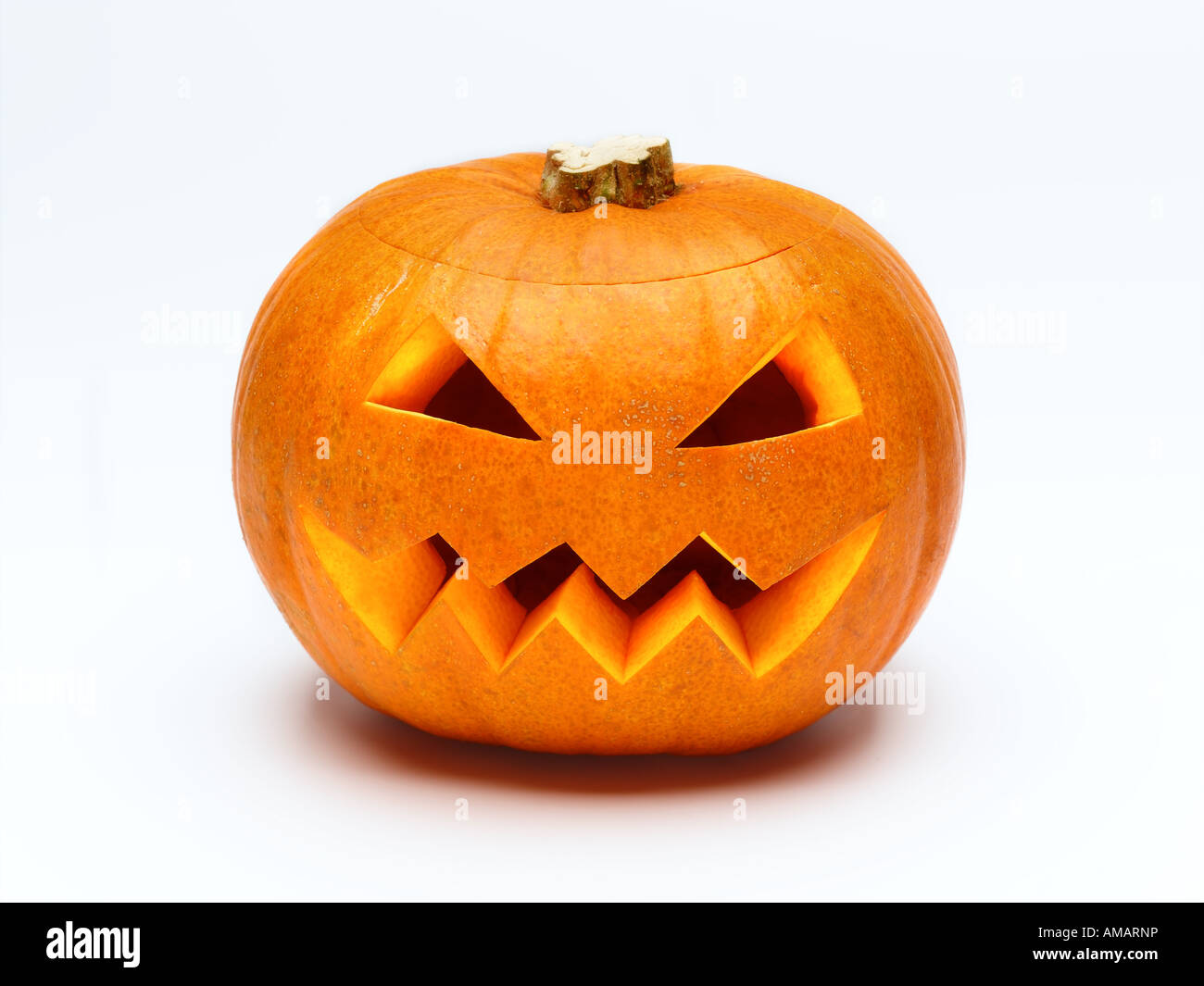 pumpkin face Stock Photo