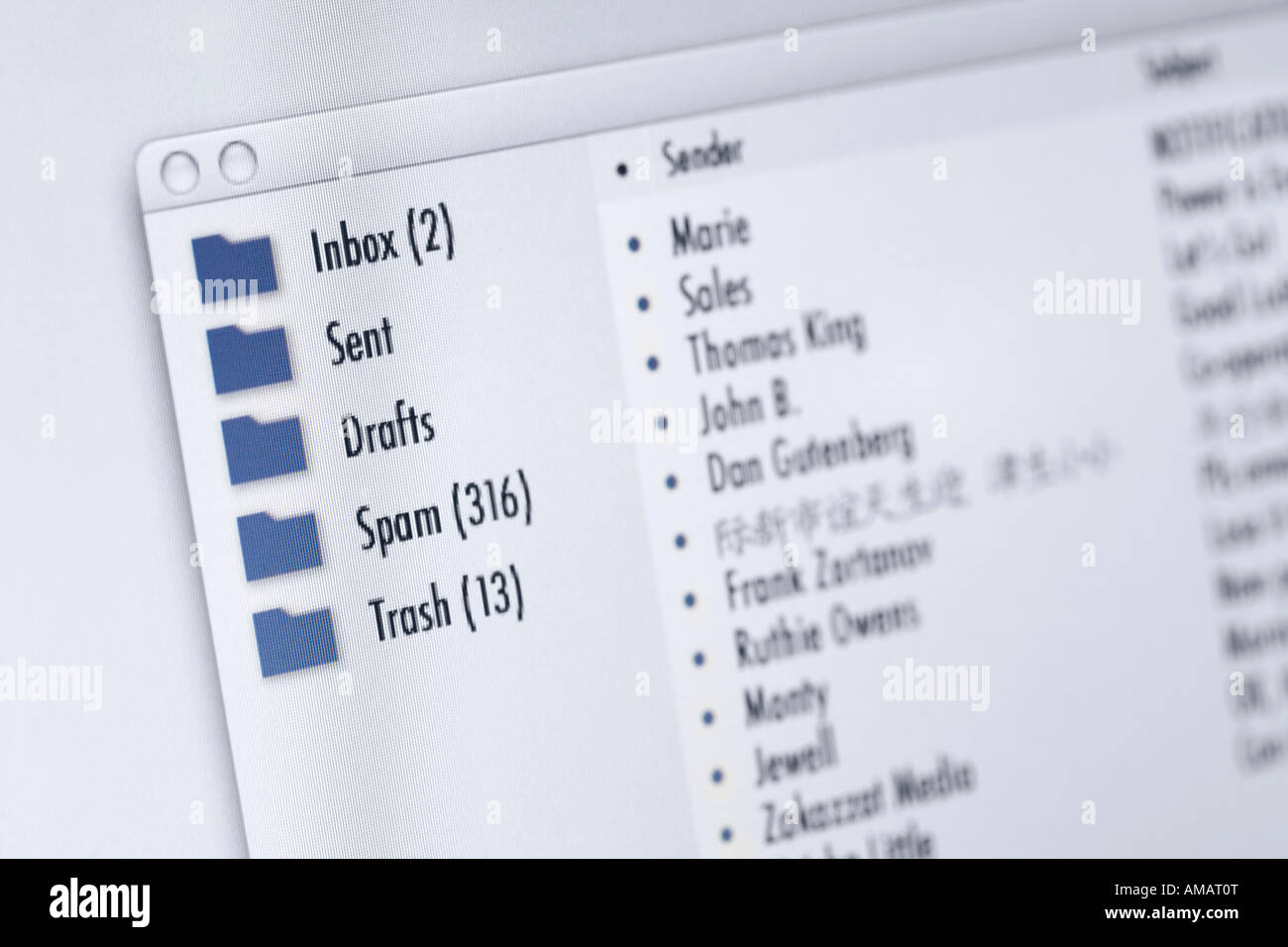 New mail inbox icon hi-res stock photography and images - Alamy