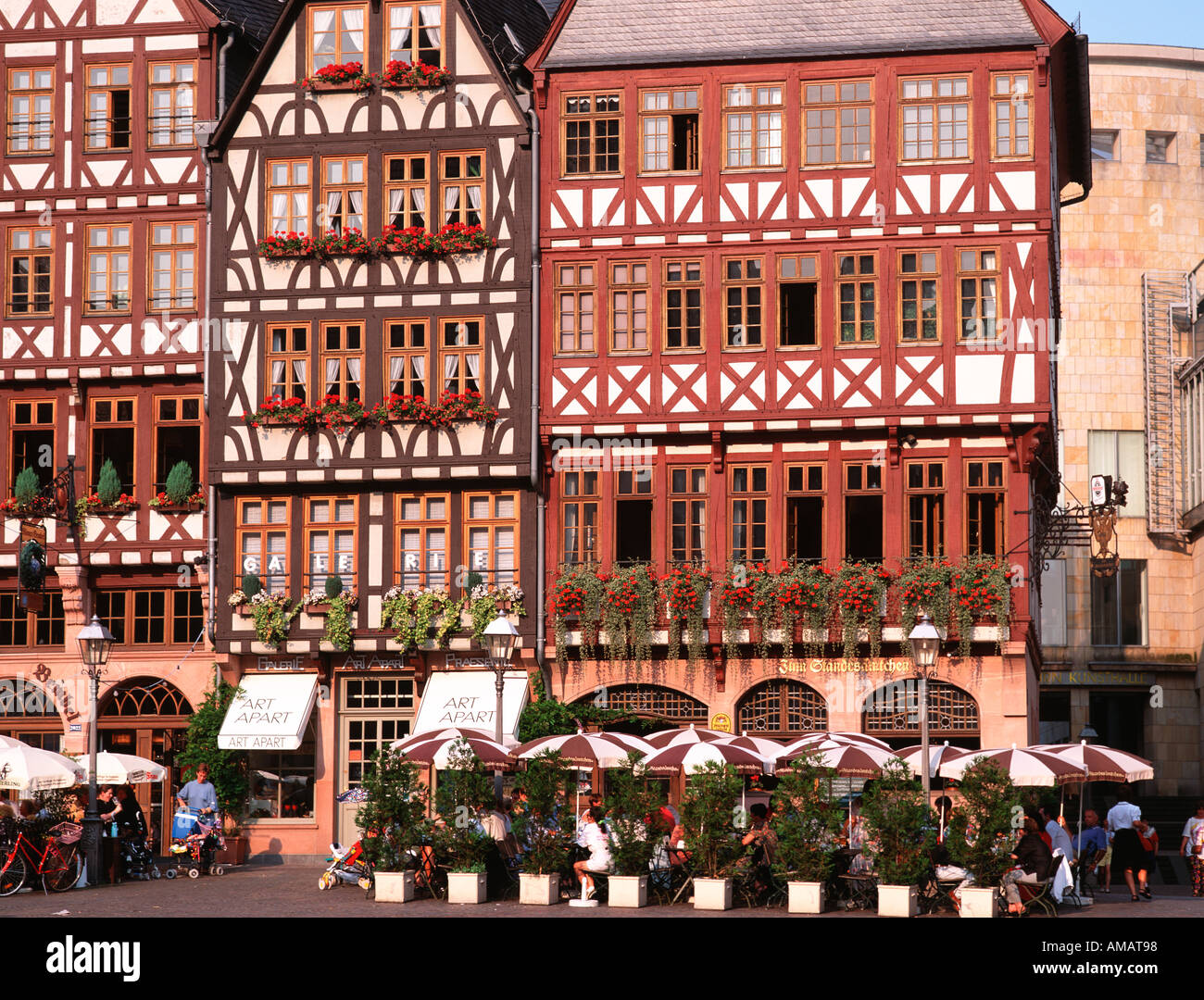 The Römerberg Square Frankfurt am Main Germany Stock Photo - Alamy