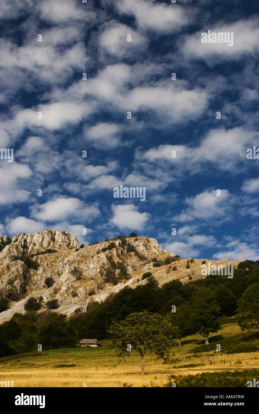 Cernei mountains, near Baile Herculane, Romania Stock Photo