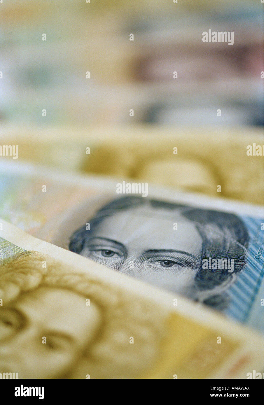 Faces on banknotes Stock Photo Alamy