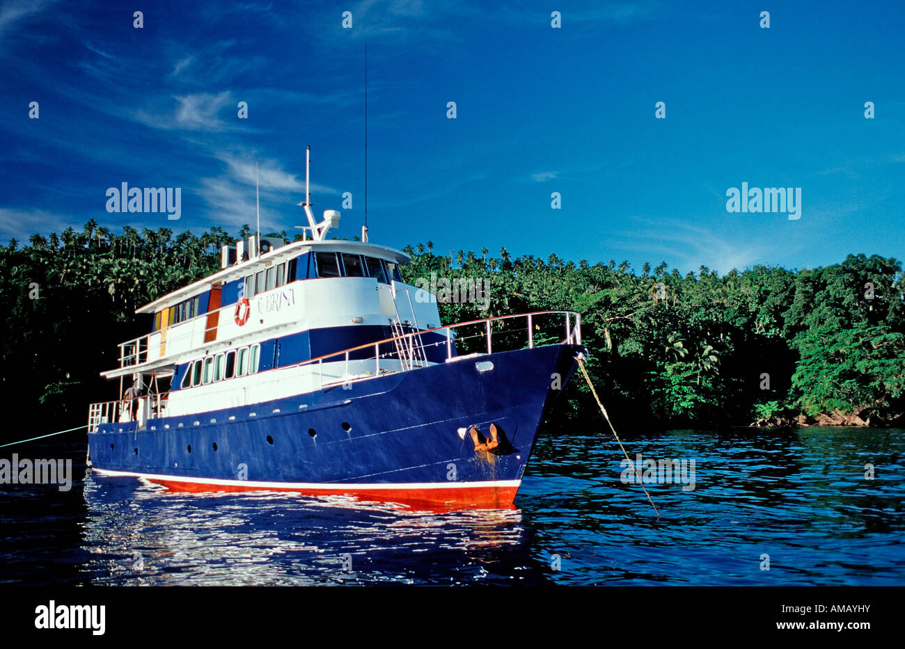 Liveaboard Febrina Papua New Guinea Bismarck Sea Stock Photo
