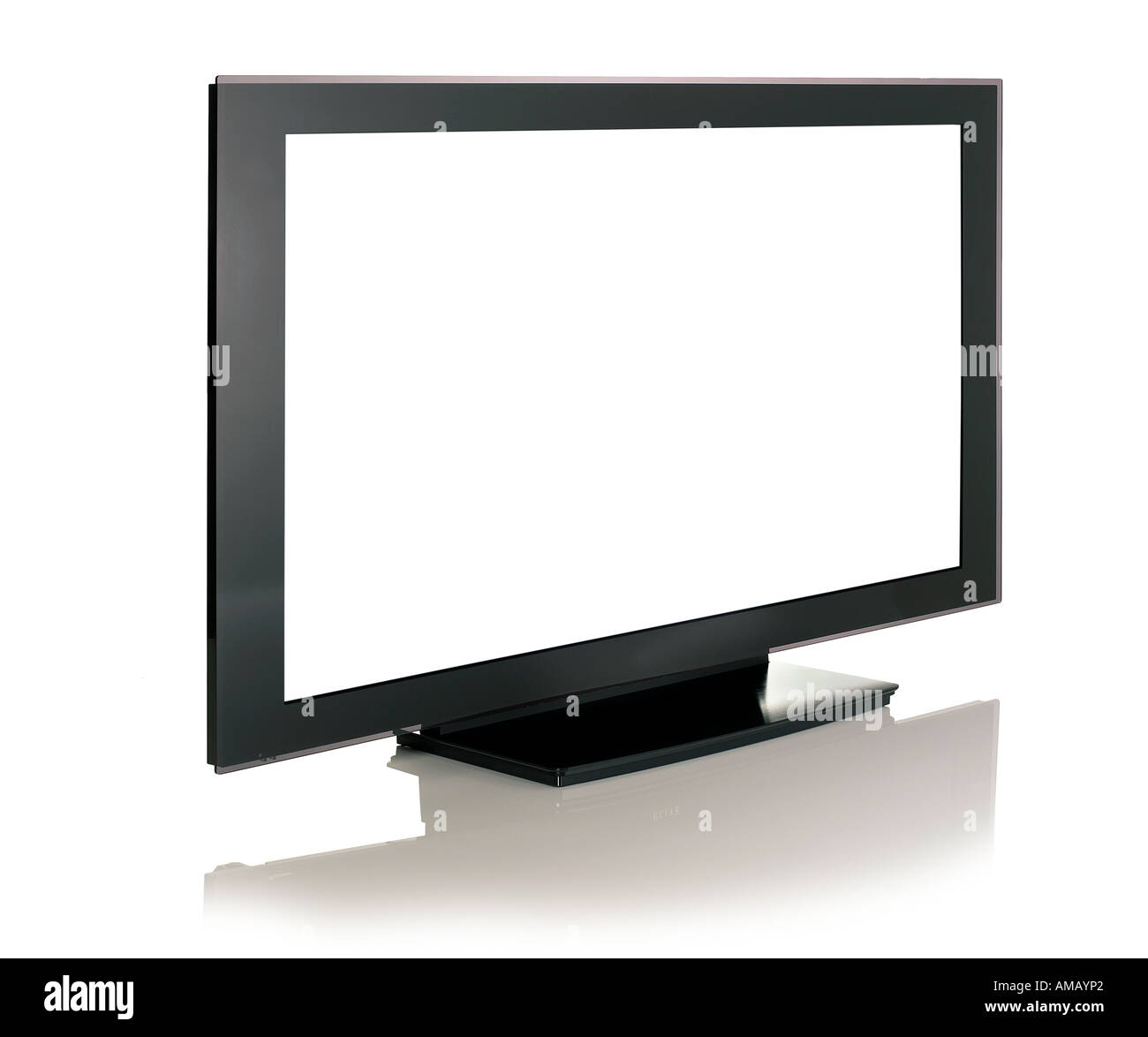 Flat screen television Stock Photo Alamy