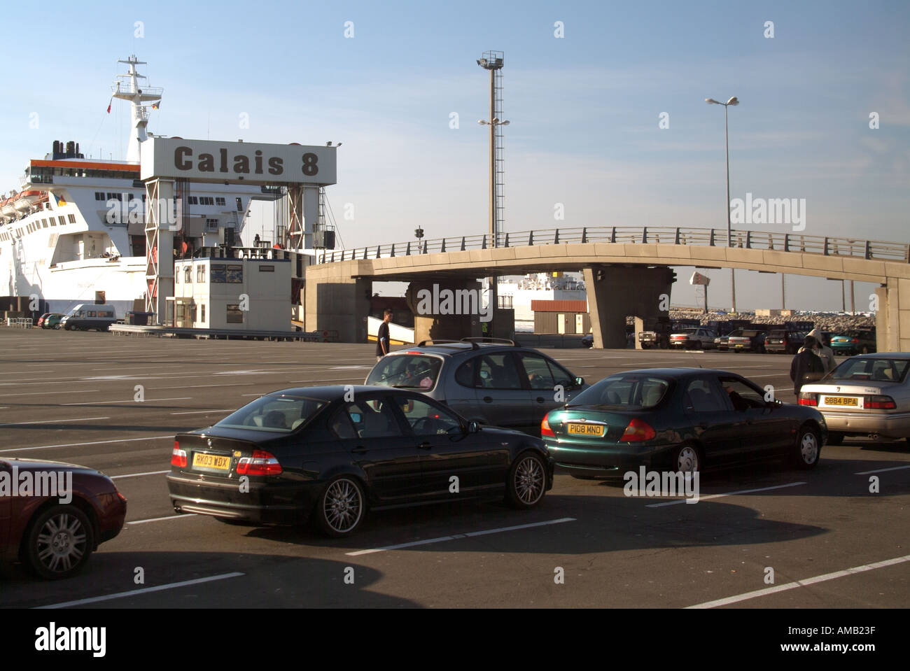 Calais cross channel ferry terminal port installations UK registered