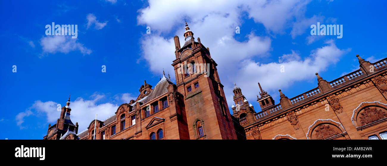 Panoramic view of the Kelvingrove Art Gallery & Museum, Glasgow Stock ...