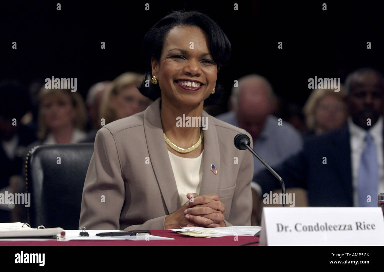 Condoleezza rice hi-res stock photography and images - Alamy