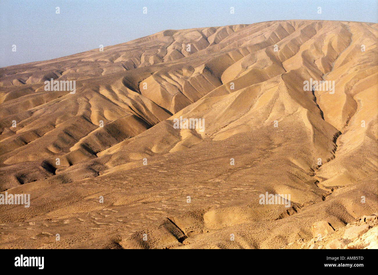 desert hill around Baku Azerbaijan 1999 Stock Photo