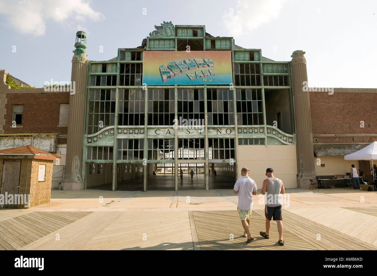 Asbury Park beach side resort in New Jersey USA summer 2006 Stock Photo