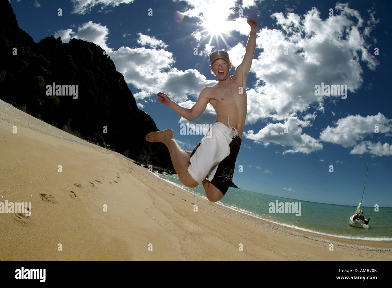 man cutting a caper Stock Photo Alamy