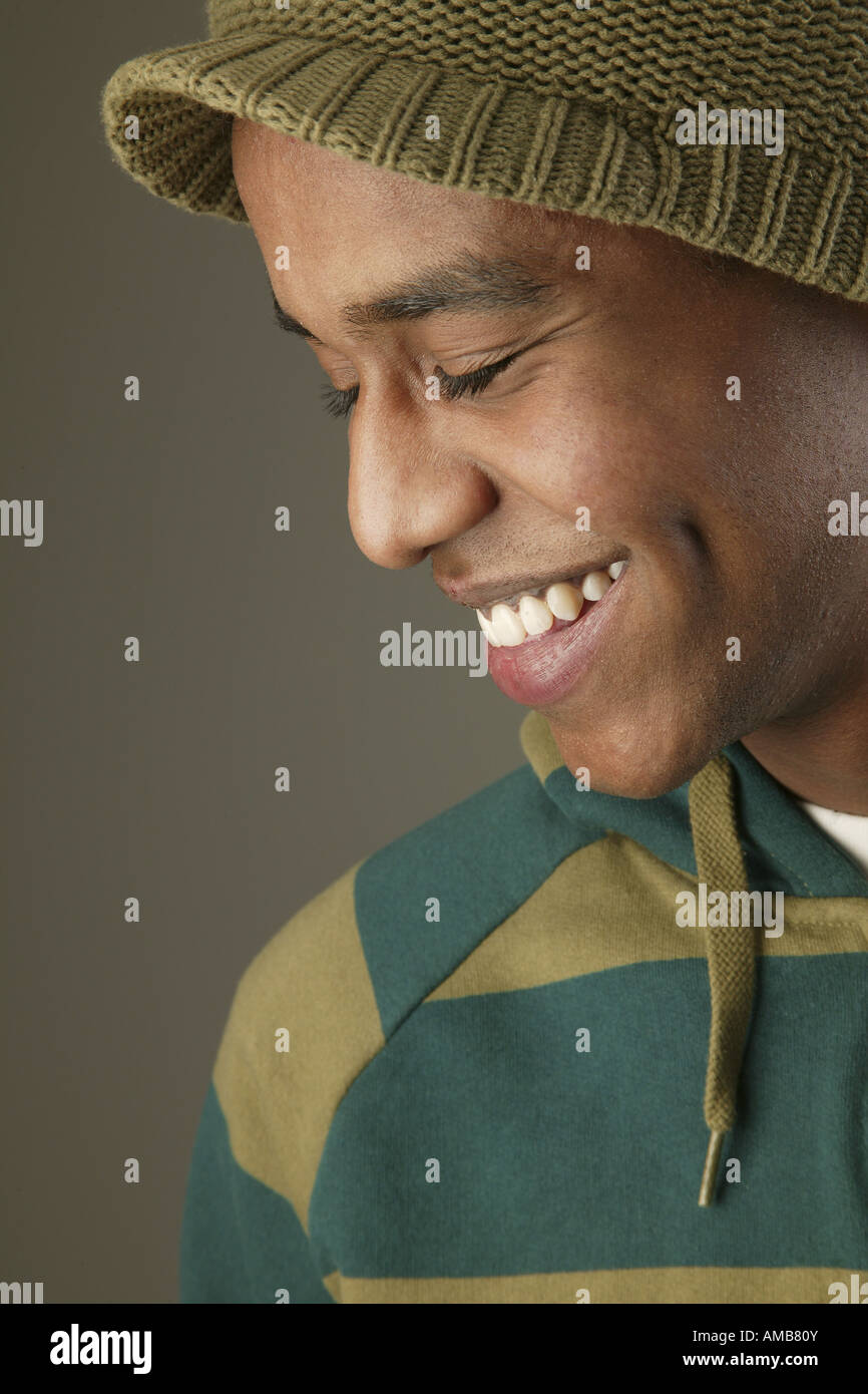 portrait of a laughing young man Stock Photo - Alamy