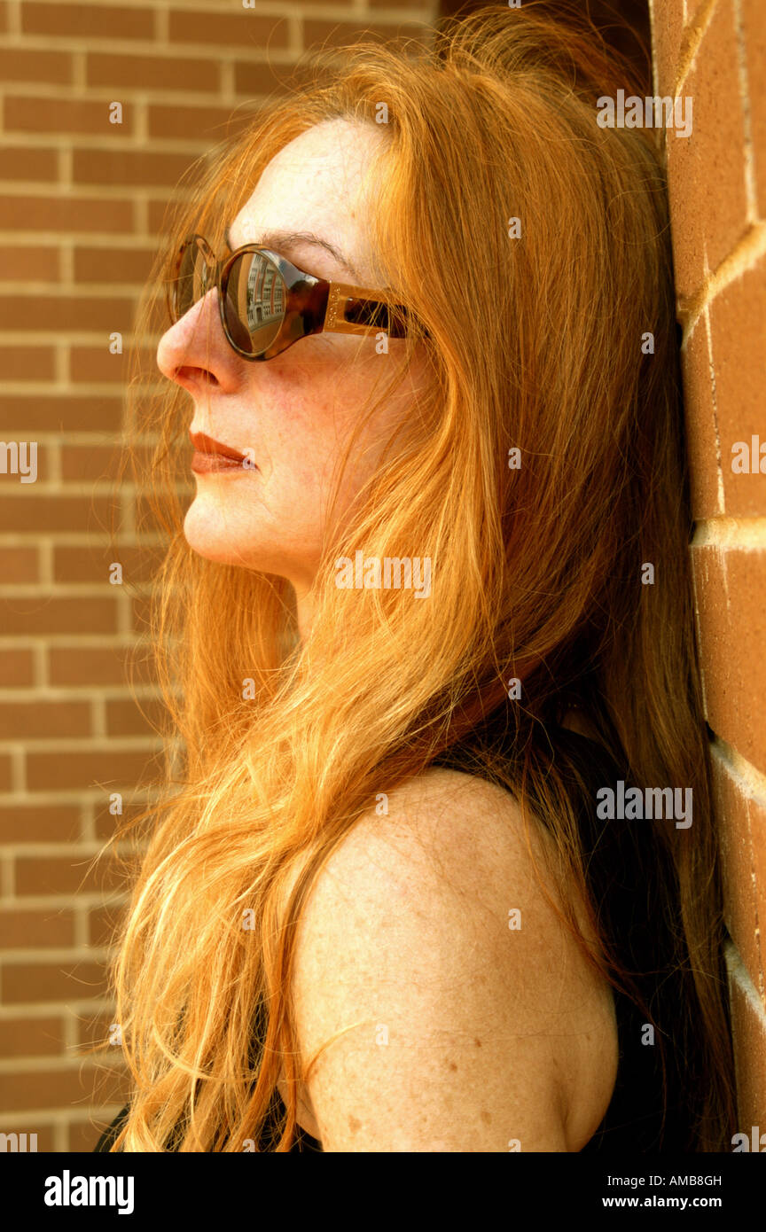 Portrait red hair women hi-res stock photography and images - Alamy