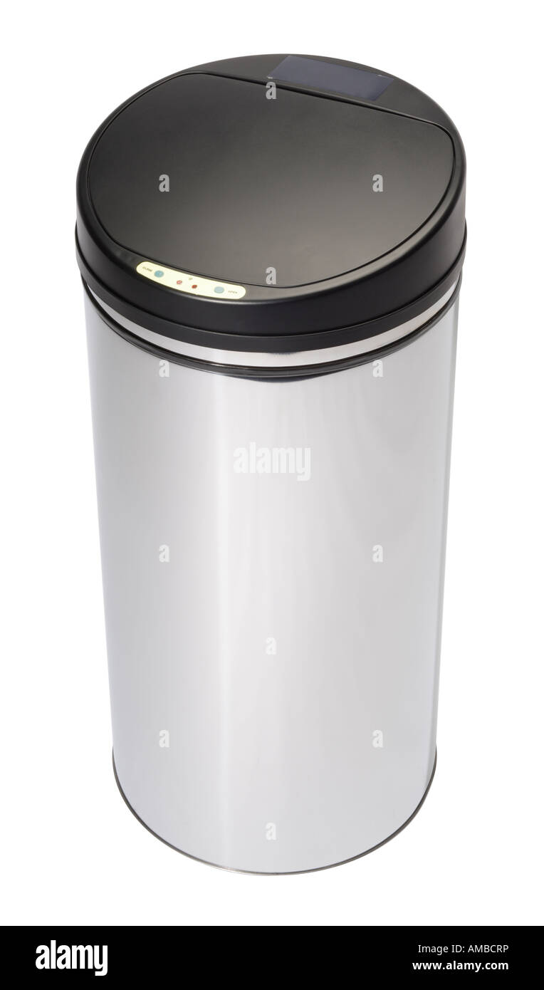 Rubbish bin dustbin or trash can Stock Photo Alamy