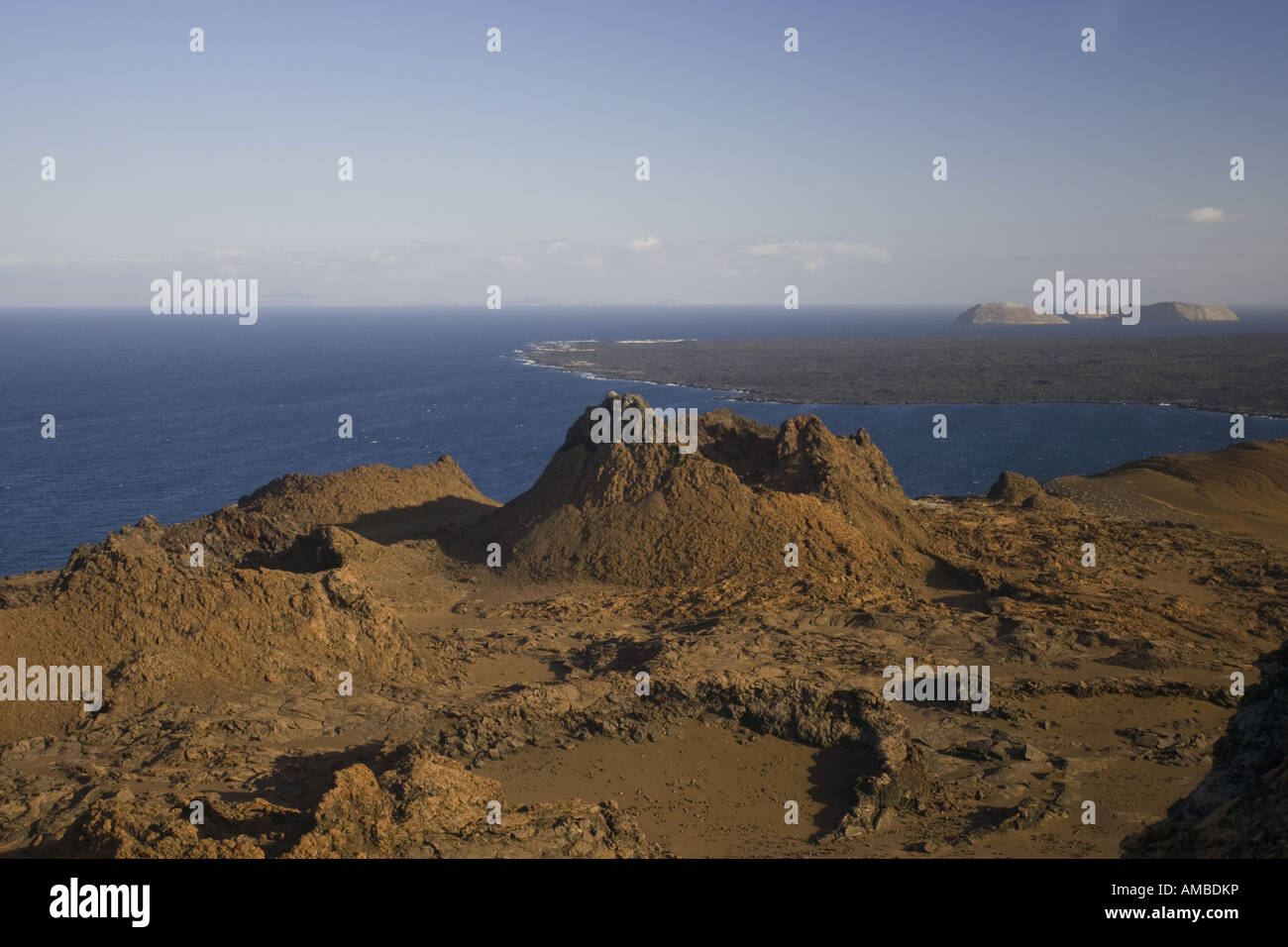 cinder cone; isle Bartolome, Ecuador, Galapagos Islands, Bartolom Stock Photo