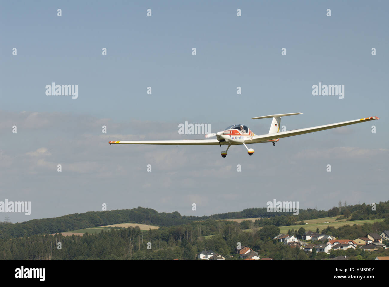 Touring motor glider Grob G 109, Germany, Saarland Stock Photo