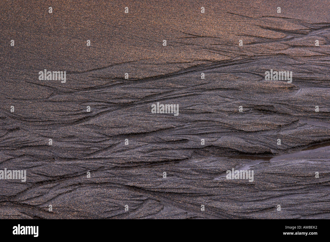 Sand patterns Stock Photo