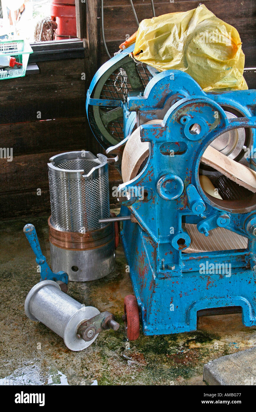 fish meat grinding machine Stock Photo Alamy