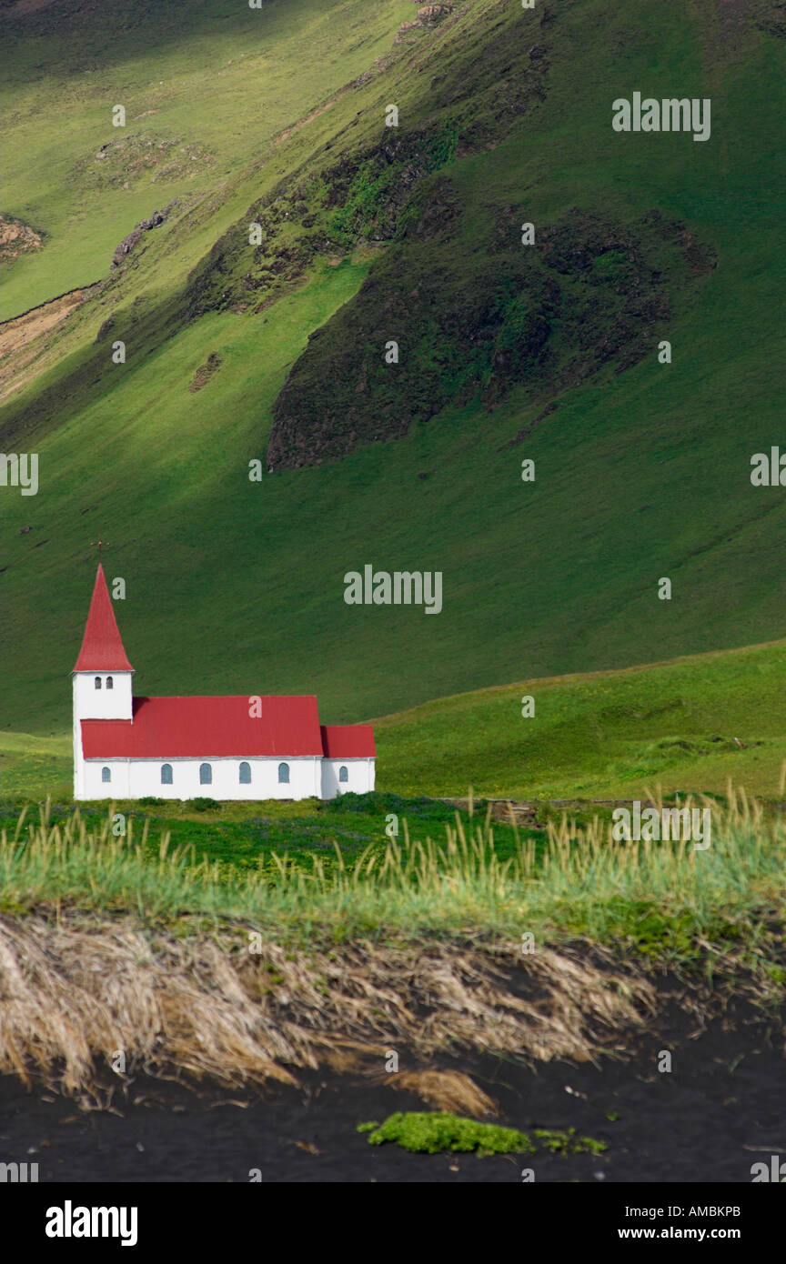 Church at Vik, Iceland Stock Photo Alamy