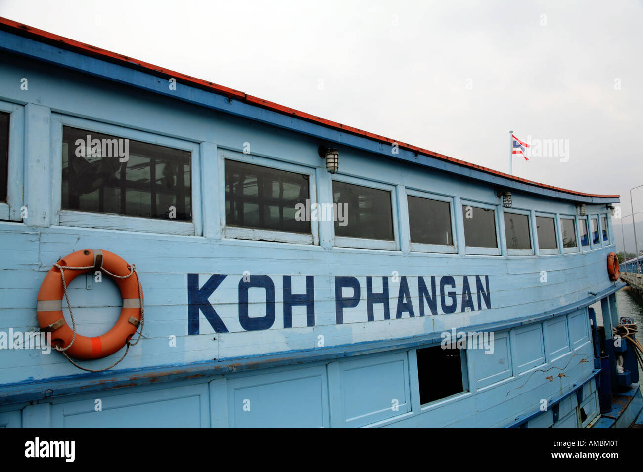 boat to ko phangan Stock Photo