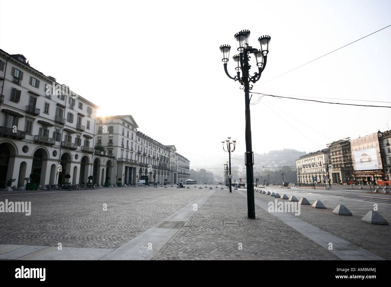 Piazza Vittorio Veneto Torino Stock Photo Alamy