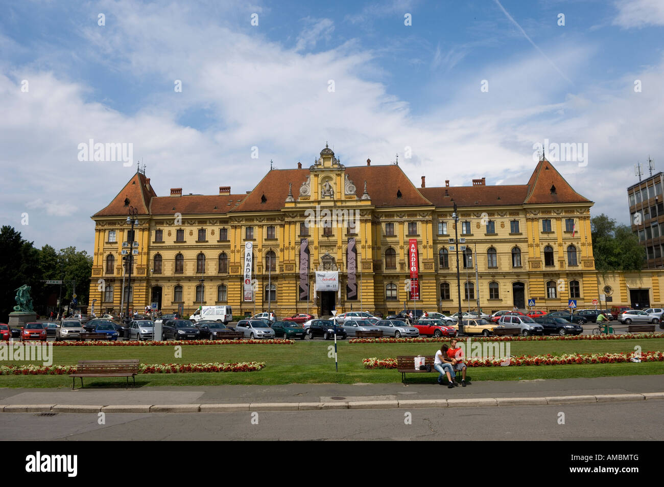Arts and Crafts Museum Marshall Tito Square Zagreb Croatia Stock Photo Alamy