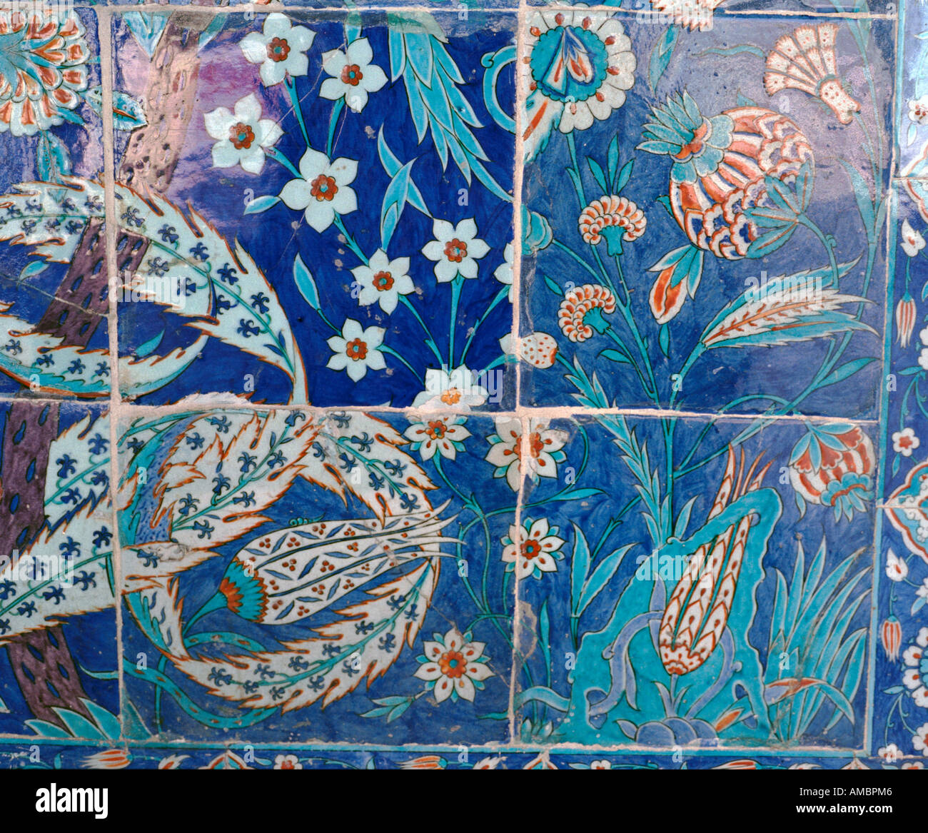 Mosque of Rustem Pasha, Tahtakale, Istanbul, Turkey Stock Photo