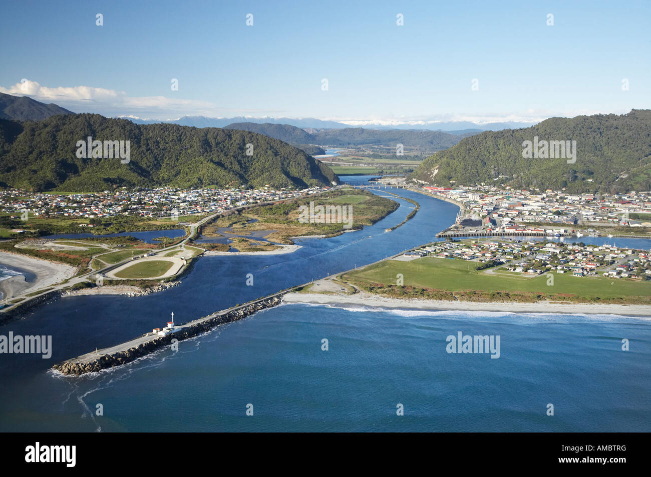 Greymouth New Zealand Map