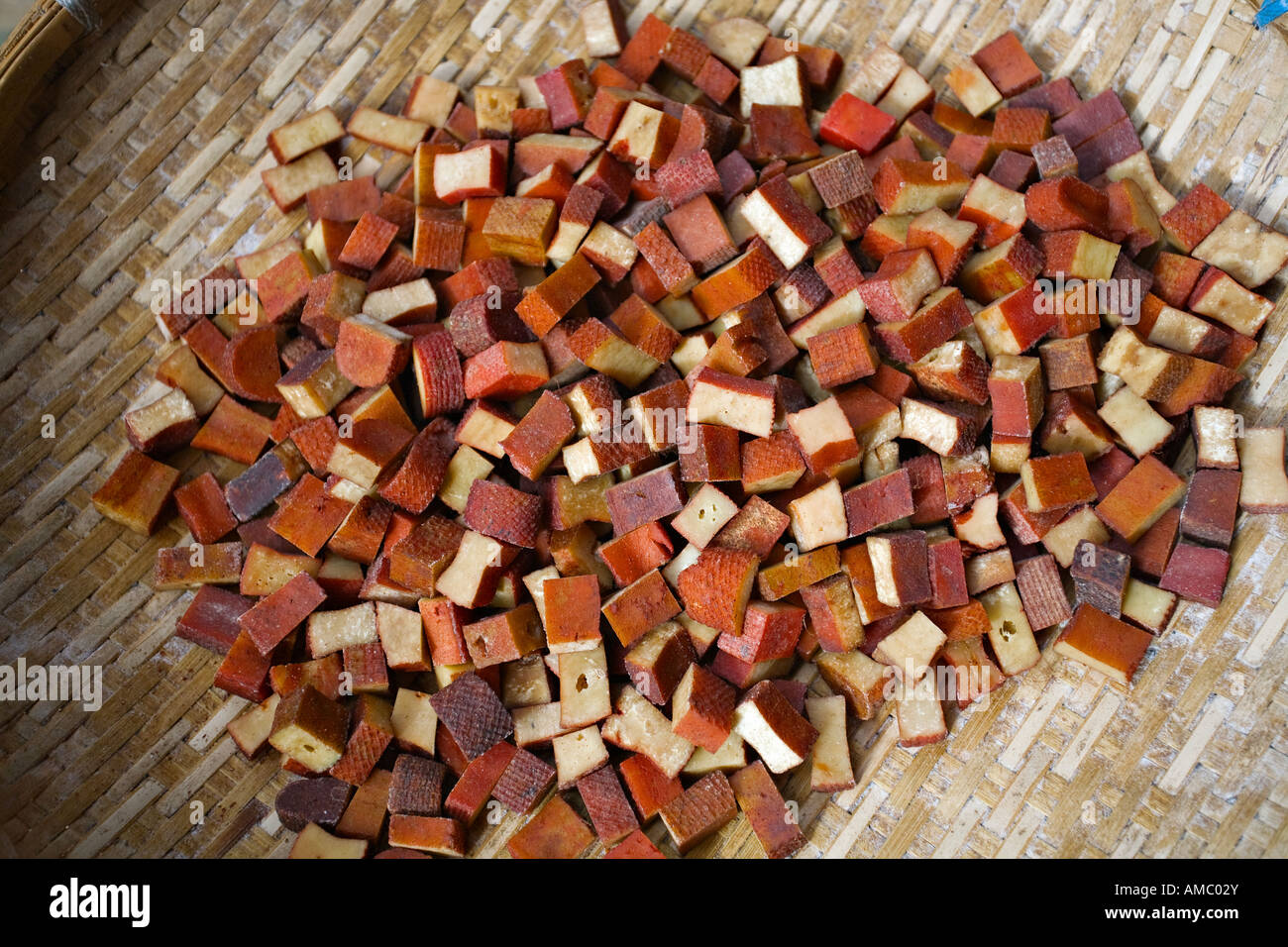 Dried yak cheese (chugo), Bhutan, Asia Stock Photo 15215906 Alamy