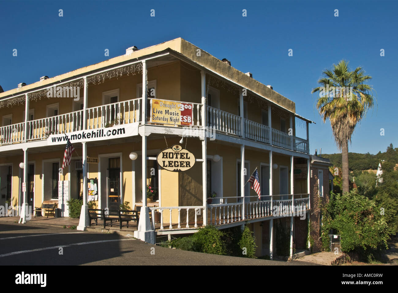 California Gold Country Calaveras County Mokelumne Hill historic Hotel