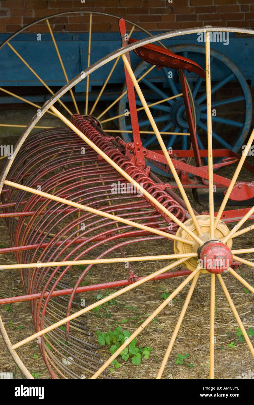 Farm Equipment at Hancock Shaker Village in Pittsfield, Massachusetts