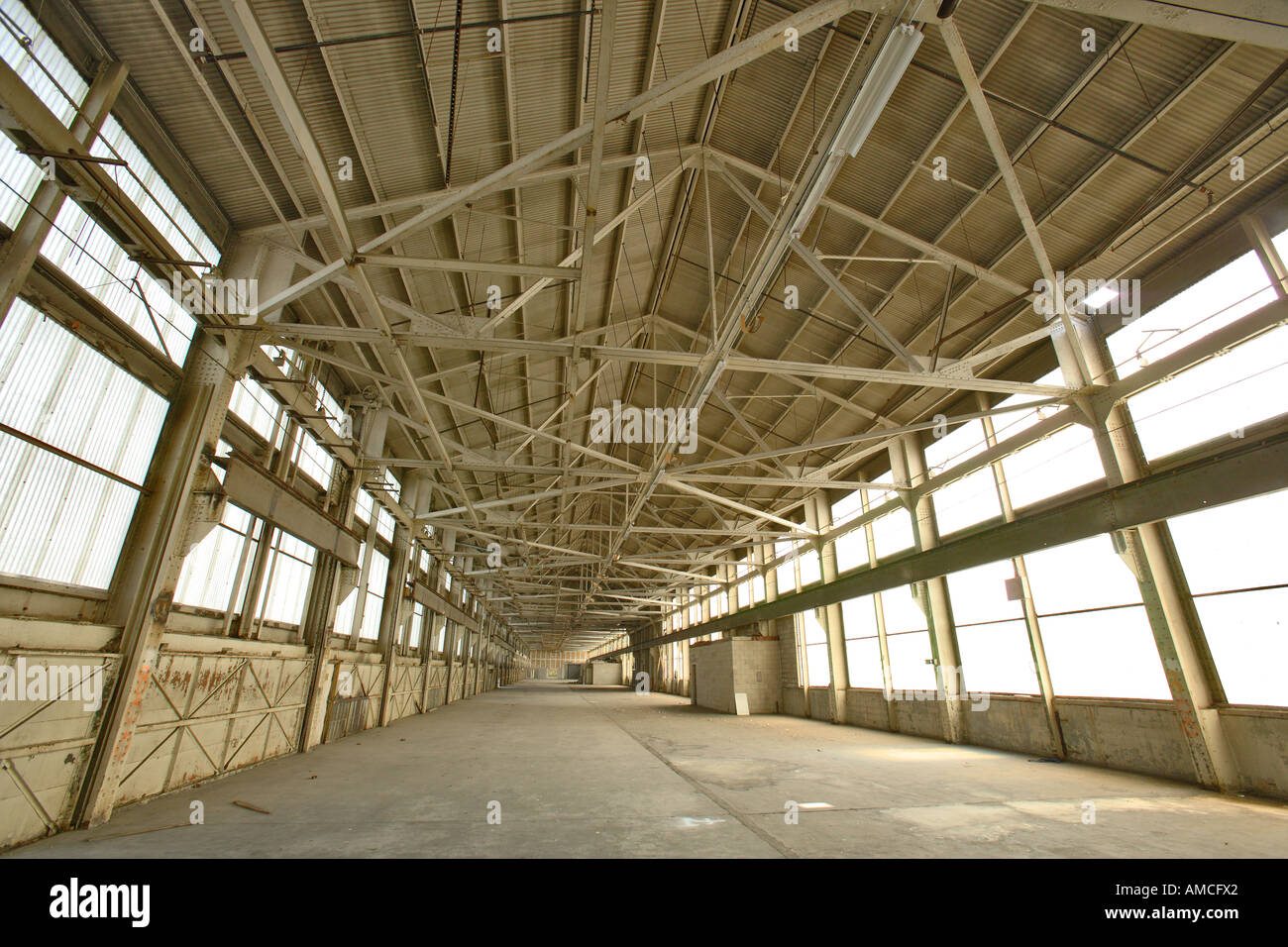 Abandoned Warehouse Graphic Stock Photo