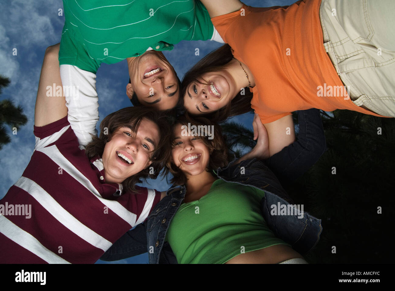 Circle Of Friends Stock Photo Alamy