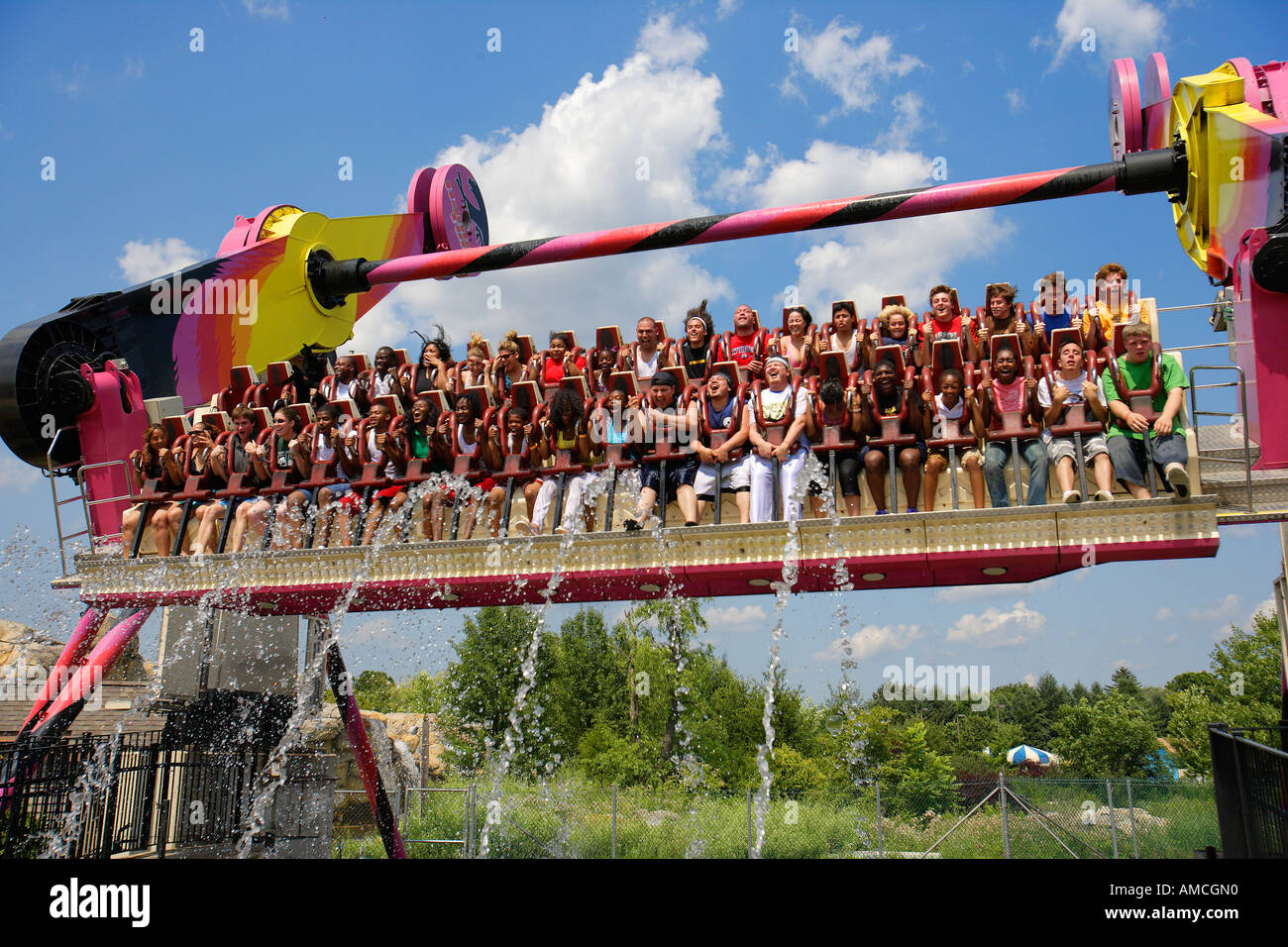 Simple Inverting Fair Rides Thrill rides hi-res stock photography and images - Alamy