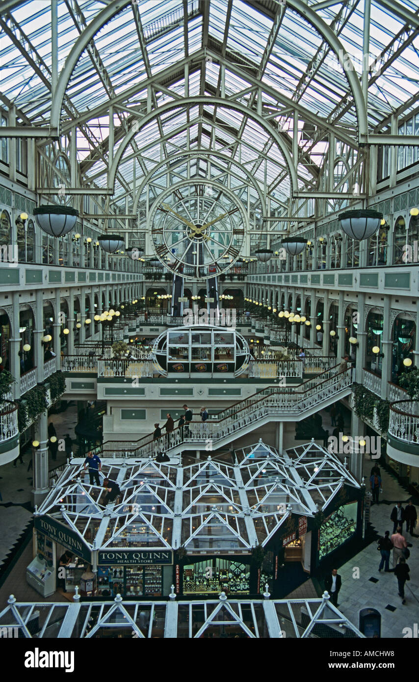 DUBLIN REPUBLIC OF IRELAND EUROPEAN UNION June Inside St Stephens Green Shopping Centre Stock