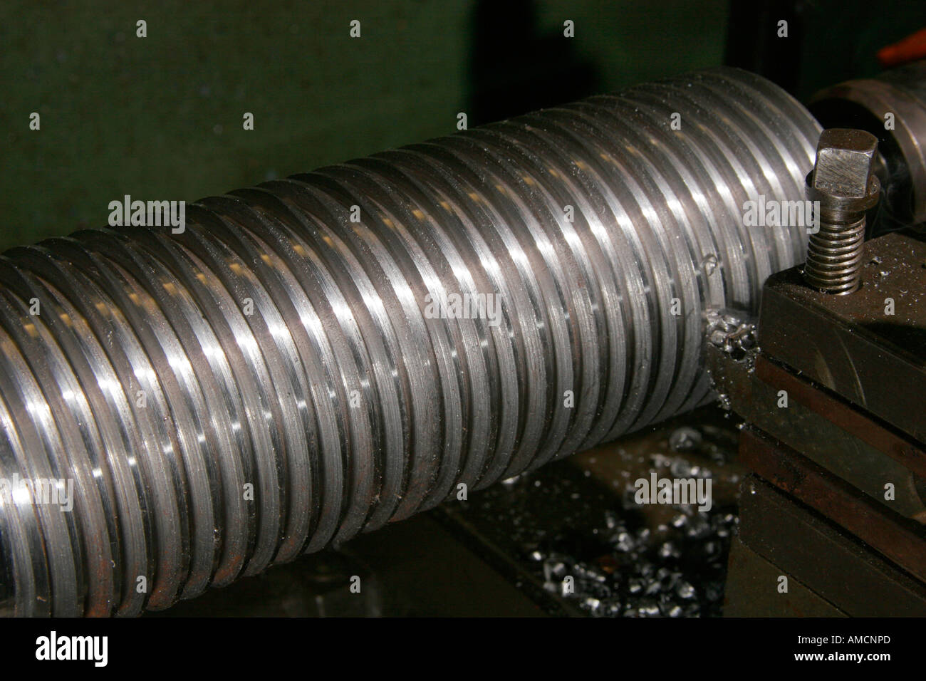 screw cutting Stock Photo Alamy