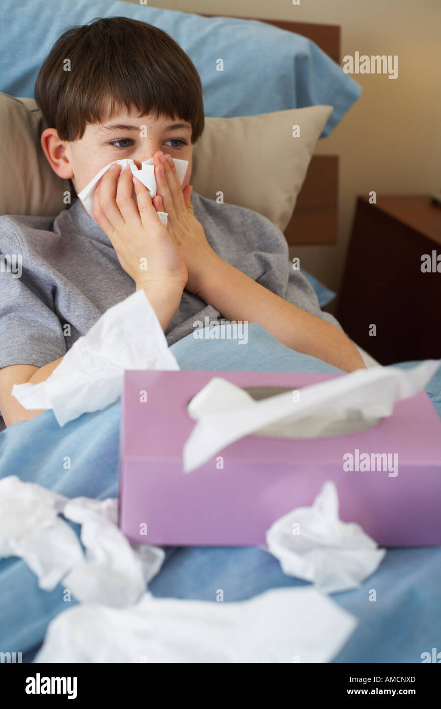 Boy Holding His Nose High Resolution Stock Photography and Images Alamy
