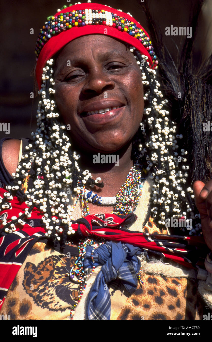 Zulu woman in headdress hires stock photography and images Alamy