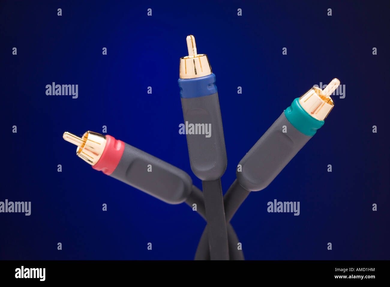 Detailed view of coaxial cable Stock Photo Alamy