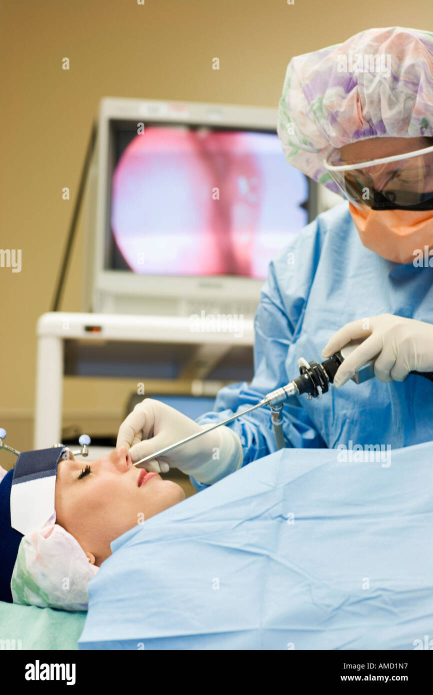 Sinus Surgery High Resolution Stock Photography and Images Alamy