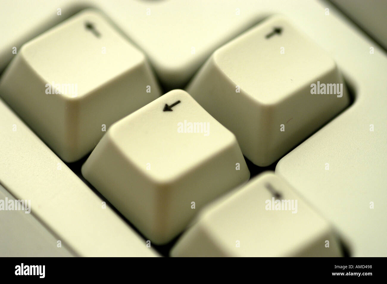 Computer keyboard directional arrow keys Stock Photo Alamy