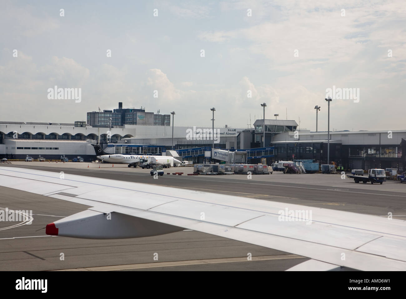Glasgow International Airport in Scotland Stock Photo