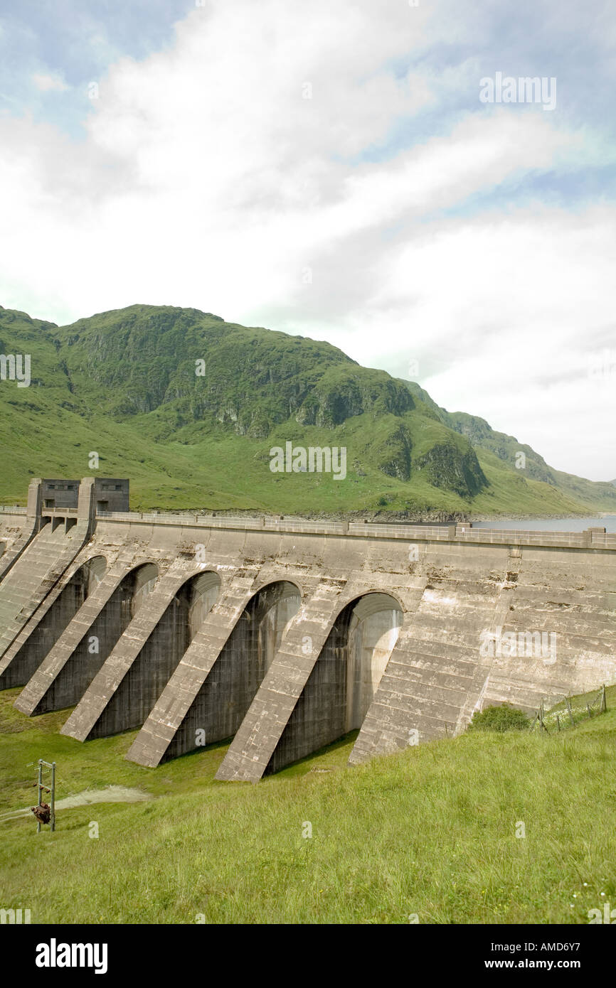 Lawers hydroelectric dam in Scotland Stock Photo Alamy