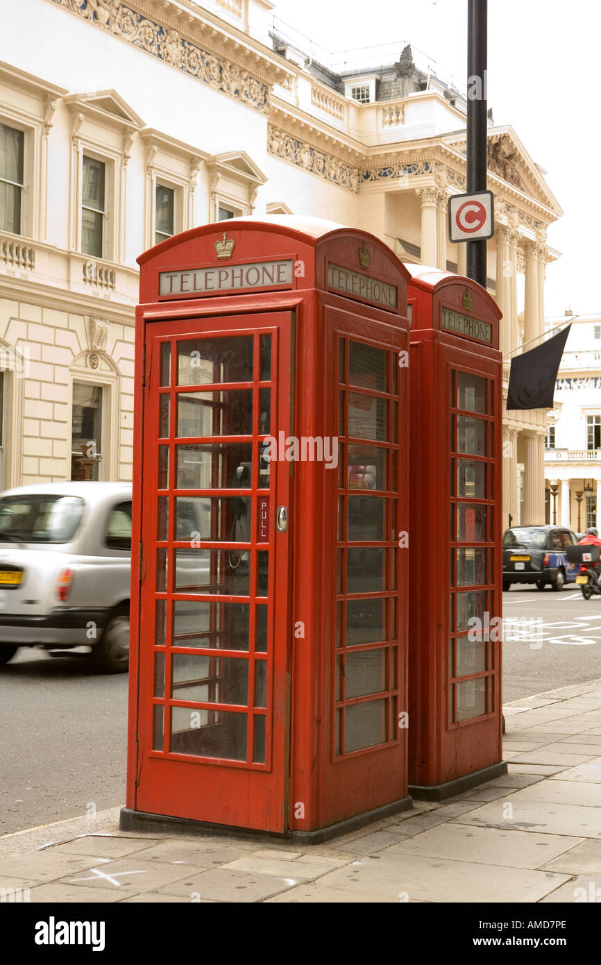 Two london telephone boxes hi-res stock photography and images - Alamy