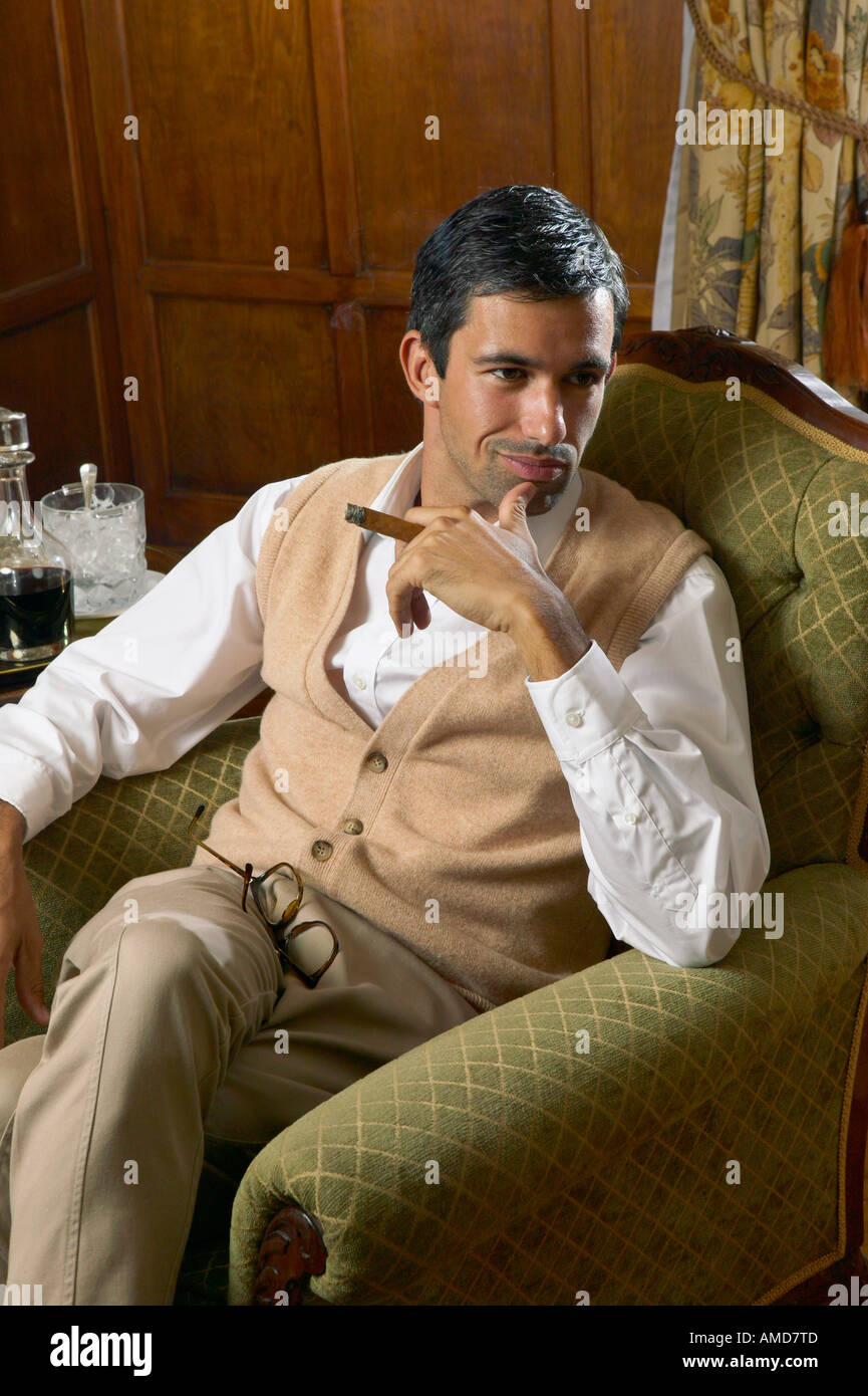 Smug man old hi-res stock photography and images - Alamy