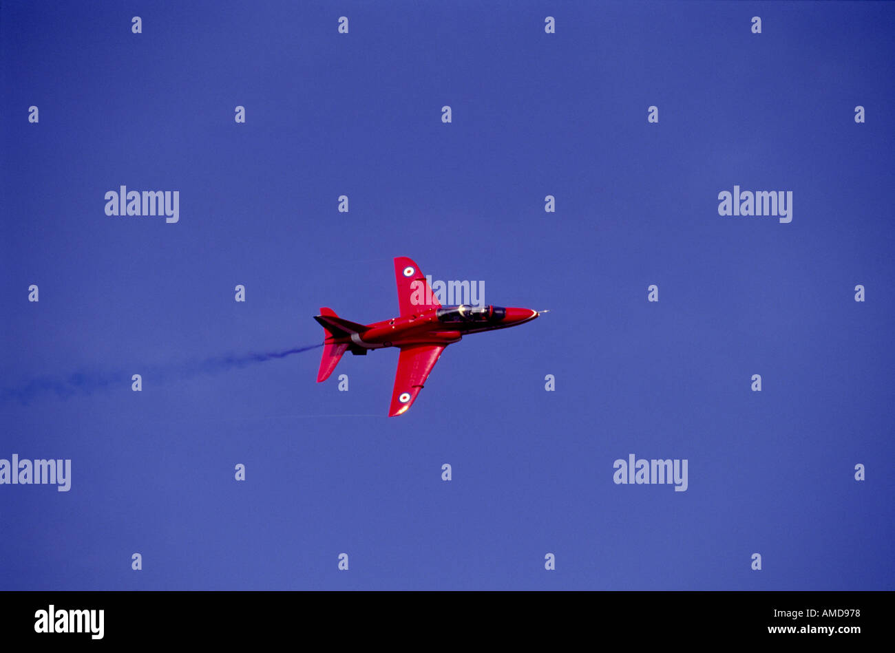 Red Arrows Hawk T1 aircraft GAV 1065 Stock Photo