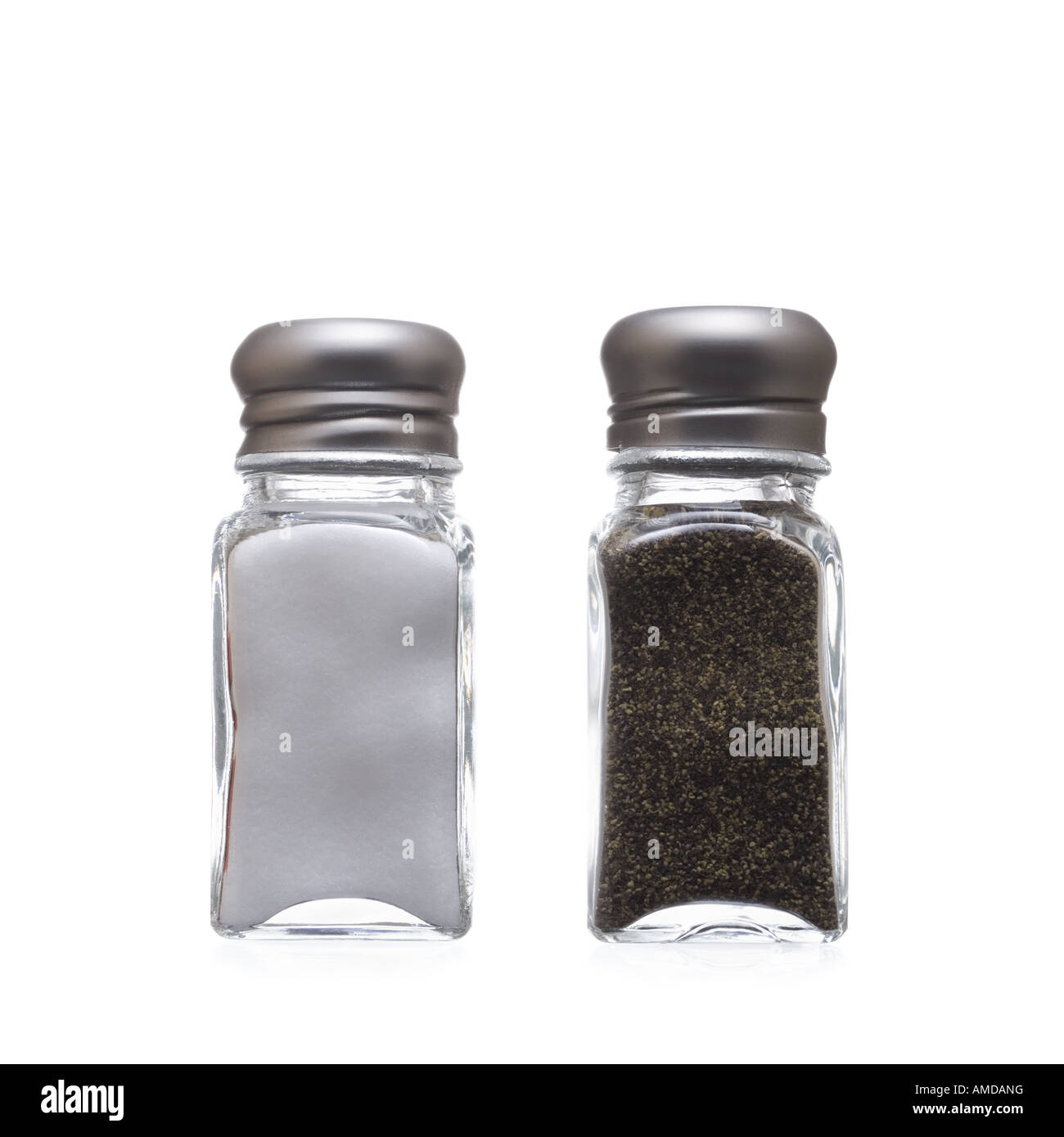 Salt and pepper shakers Stock Photo