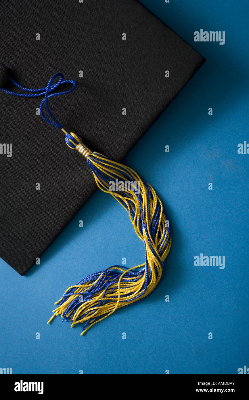 Detailed view of mortar board Stock Photo