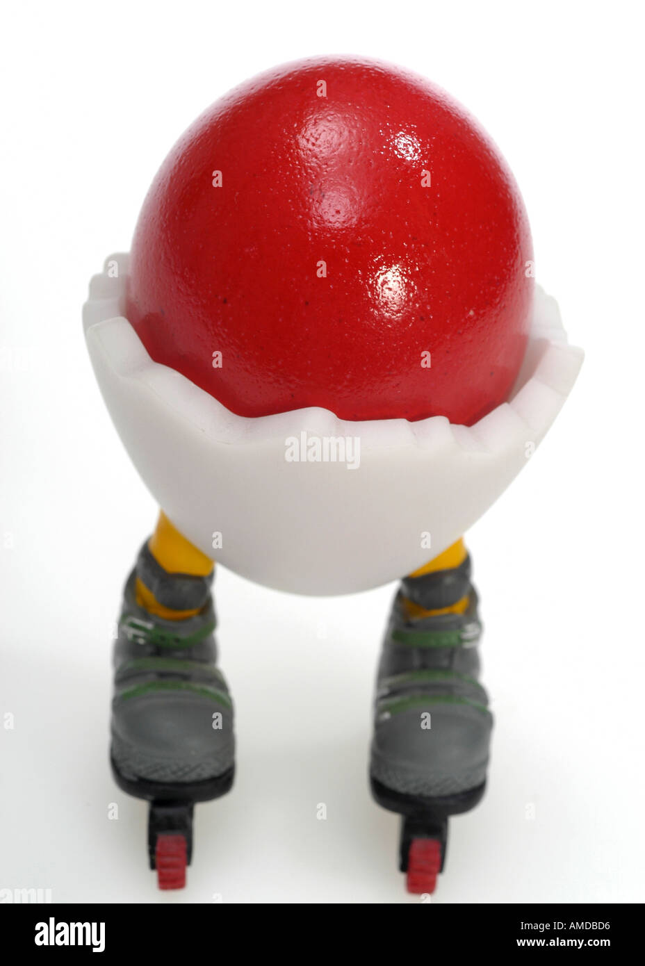 rolling eggcup, meals on wheels Stock Photo