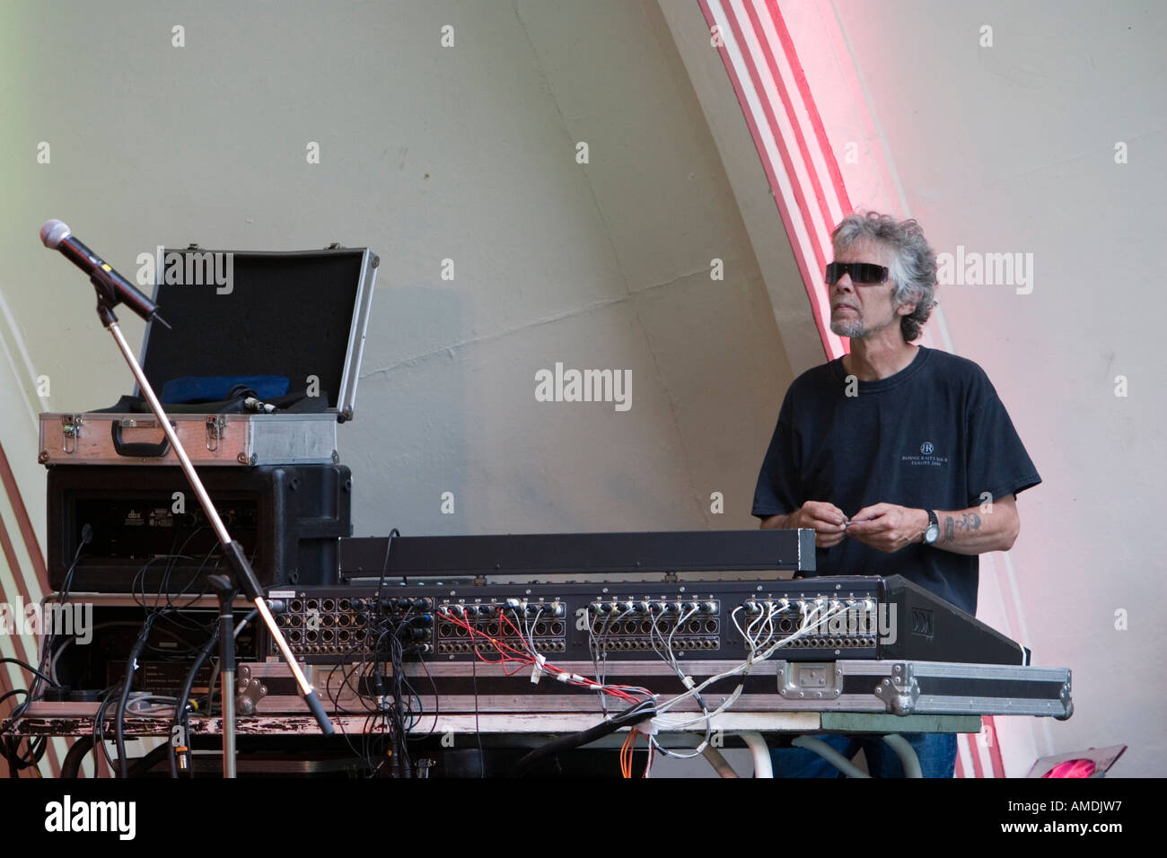 Artists on stage performing at the Swindon Mela Stock Photo Alamy