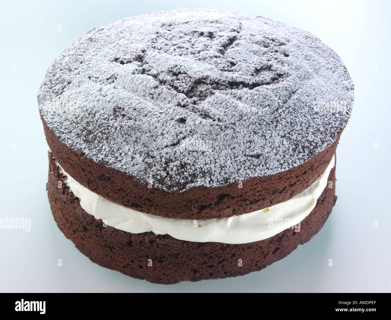 Chocolate Sponge Cake Stock Photo - Alamy